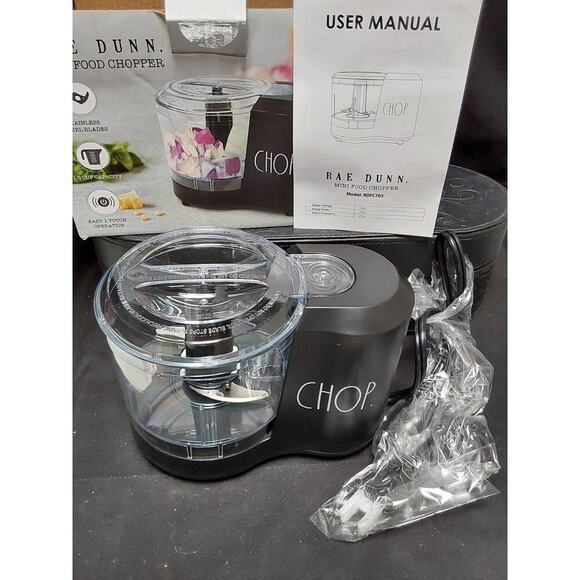 RAE DUNN Mini Food Chopper New in Box - Picture 3 of 3